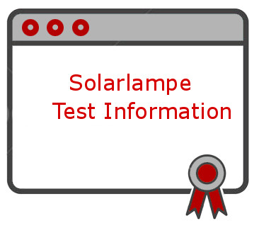Solarlampe Test und Vergleich