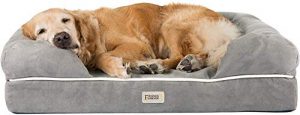SCM Orthopädisches Hundebett Tierbett Memory Foam