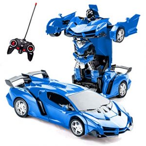 Transformer Auto Rennauto Roboter mit Fernbedienung Motor Wagen Kind Spielzeug 