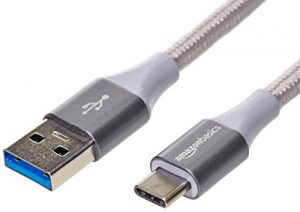 Amazon Basics, USB-Kabel mit doppelter Nylon-Schirmung