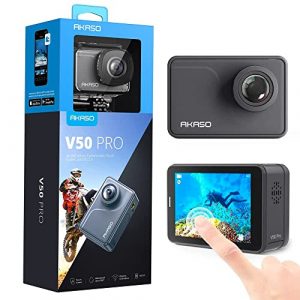 AKASO Action Cam/4K/30fps 20MP Action Camera mit Touchscreen