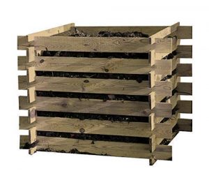 Steckkomposter Holz Kompostsilo Bausatz 100x100x70cm