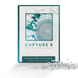 CAPTURE X Photo Lustre, 300g/m², A4, 25 Blatt Box - elegante Prägung