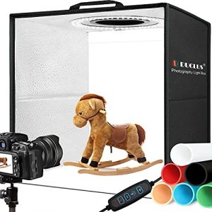 DUCLUS Fotobox zum Fotografieren, 30x30 cm Photobox zum Produktfotografie