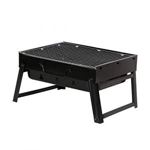 HAC24 Tragbarer BBQ Klappgrill Camping Grill Holzkohlegrill Holzkohle Minigrill