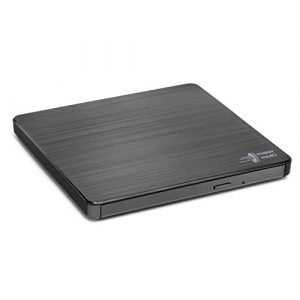 Hitachi-LG 150465 GP60 Externes CD/DVD Laufwerk, Portabler Slim Brenner, USB 2