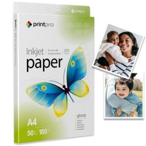 PrintPro Fotopapier A4 Glänzend und Hochweiß - Speziell für Tintenstrahldrucker