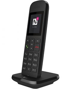 Telekom Festnetztelefon Speedphone 12 in Schwarz schnurlos