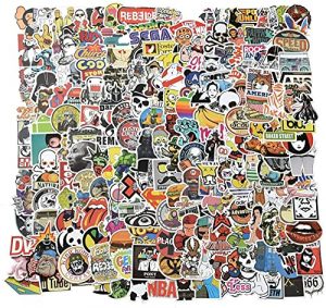 Willingood Aufkleber 200 Stück Wasserdicht Vinyl Stickers Graffiti