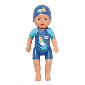 Zapf Creation 832325 BABY born My First Swim Boy 30cm- Badepuppe Junge in blau
