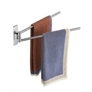 Gsocel Handtuchhalter Doppelt Schwenkbar Handtuchhalter
