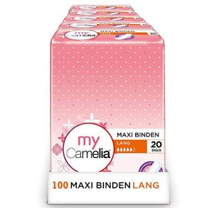 Camelia Maxi Binden Lang, Selbstklebend, 5 x 20 Stück