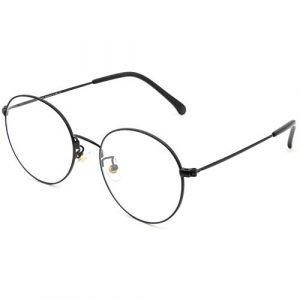 Cyxus Blaulichtfilter Brille Brillenfassung Rund Vintage