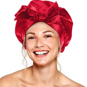 Duschhaube Damen Wasserdicht Wiederverwendbar Bogen Bad Deckel Shower Cap