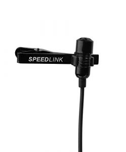 Speedlink SPES Clip-On Microphone - Ansteckmikrofon mit Halteklipp