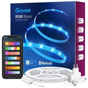 Govee LED Strip 5m, Bluetooth RGB LED Streifen mit App-Steuerung