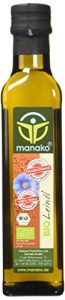Kaltgepresstes Bio Leinöl von manako