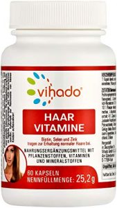 Vihado Haarvitamine mit Intensiv-Vitalformel