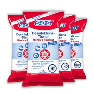 SOS Desinfektions-Tücher