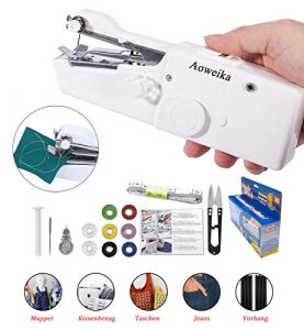 Aoweika Mini Handheld Nähmaschine