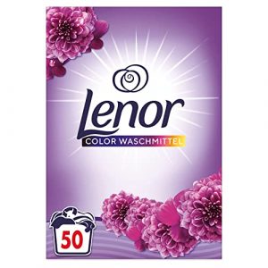 Lenor Color Waschmittel Pulver, Waschpulver, 50 Waschladungen